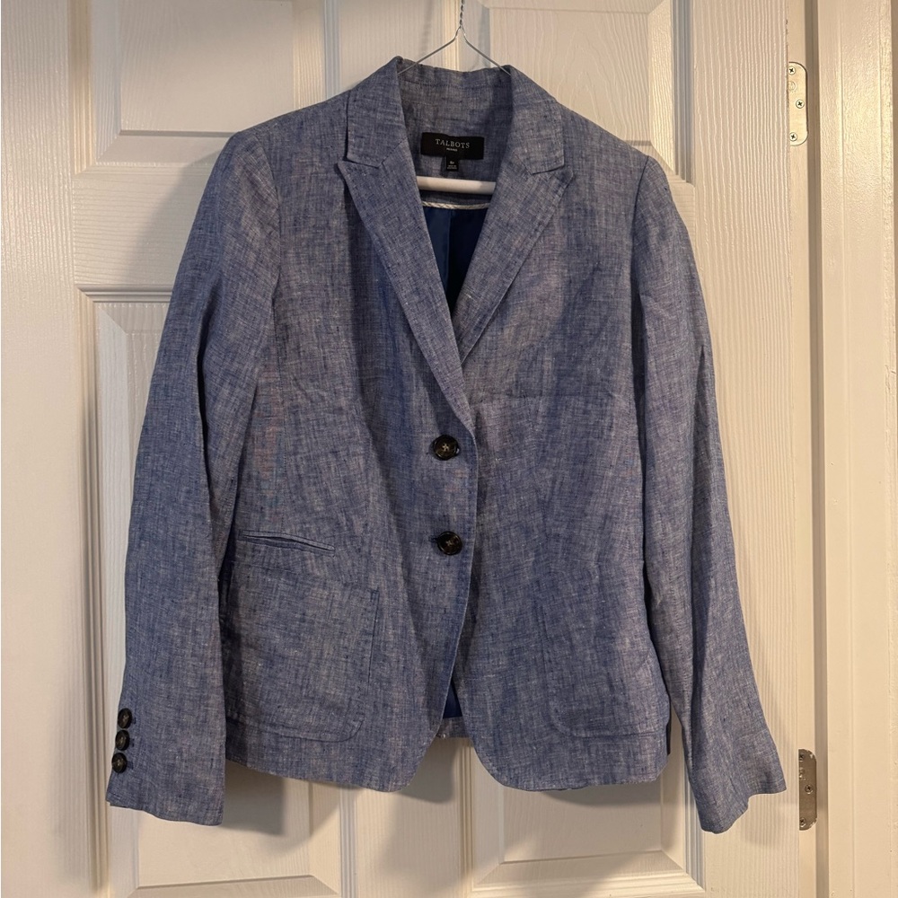 Talbots 100% Linen Blazer